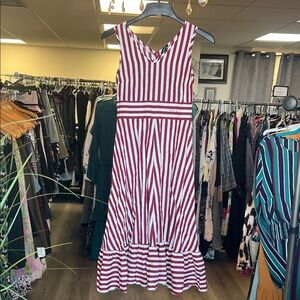 Striped Sleeveless Dress